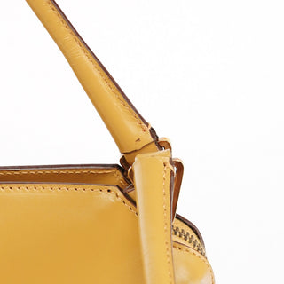Prada Pale Yellow Vitello Chic Shoulder Bag