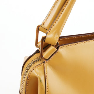Prada Pale Yellow Vitello Chic Shoulder Bag