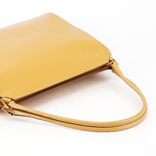 Prada Pale Yellow Vitello Chic Shoulder Bag
