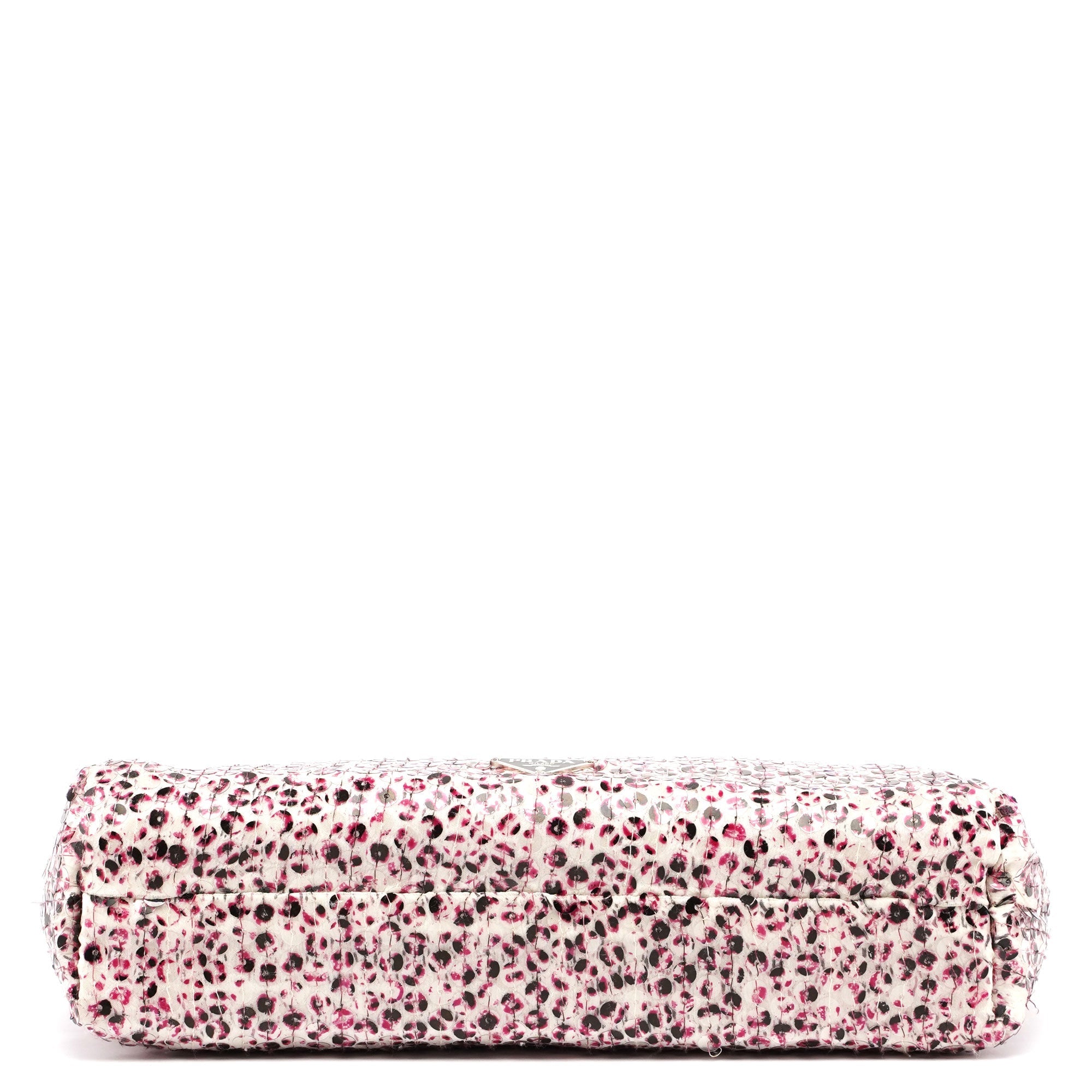 Prada Sac à chaîne en soie à sequins rose