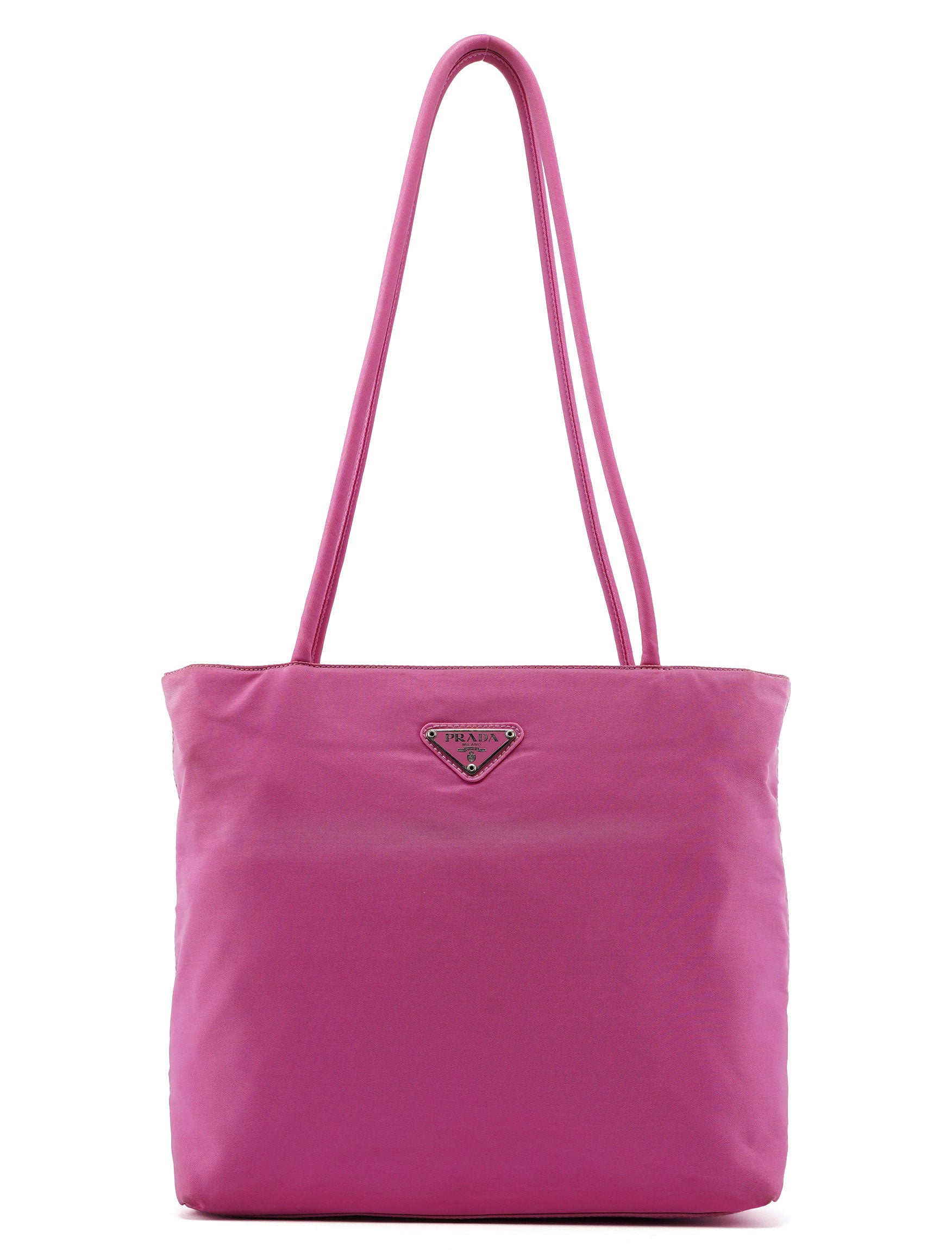 Prada Pink Tessuto City Tote Bag