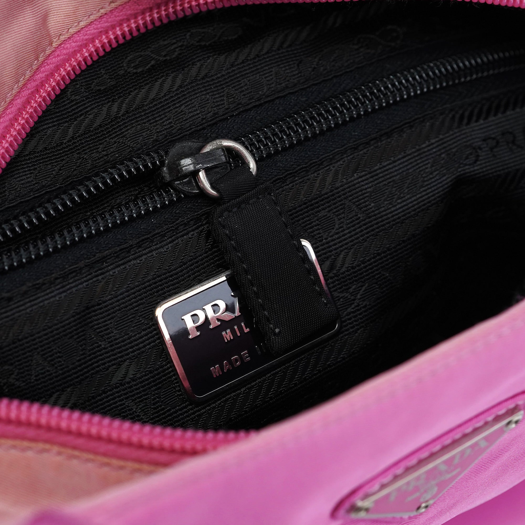 Prada Pink Tessuto City Tote Bag