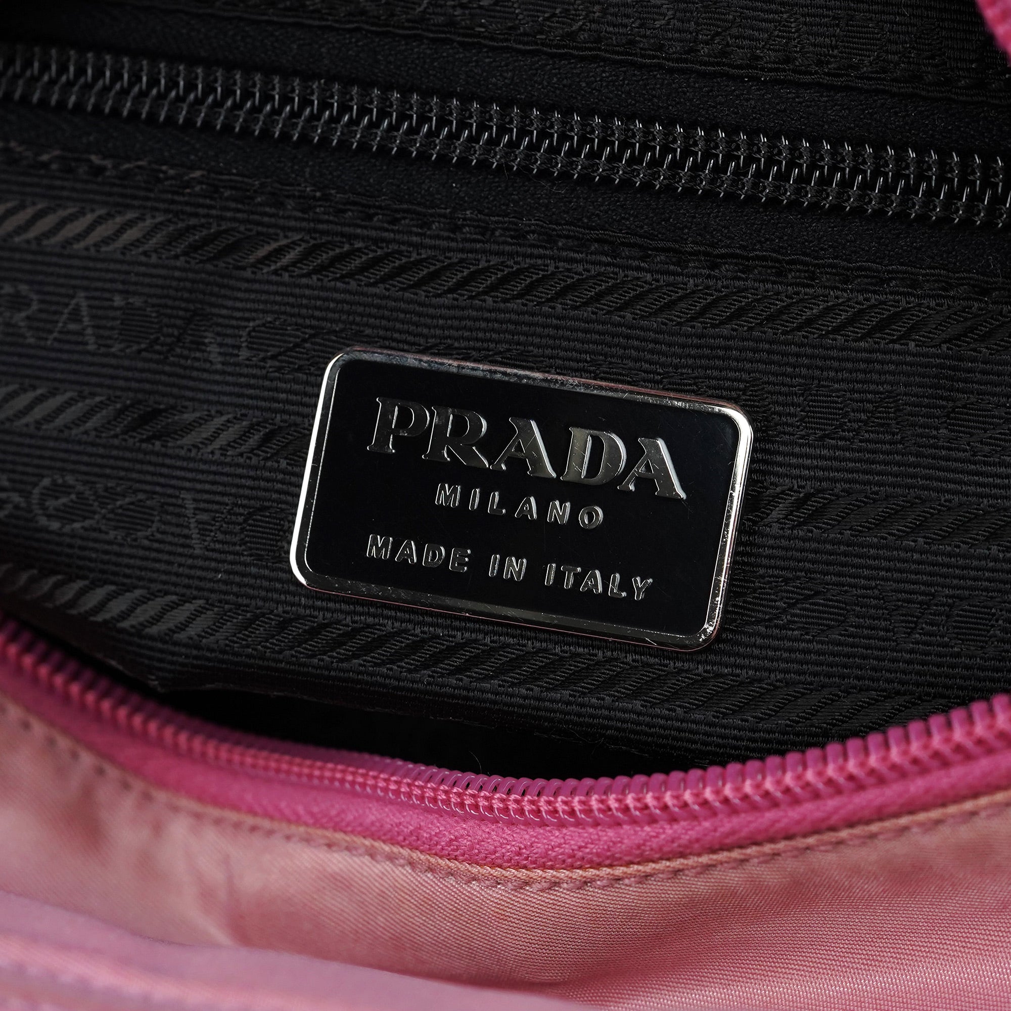 Prada Pink Tessuto City Tote Bag