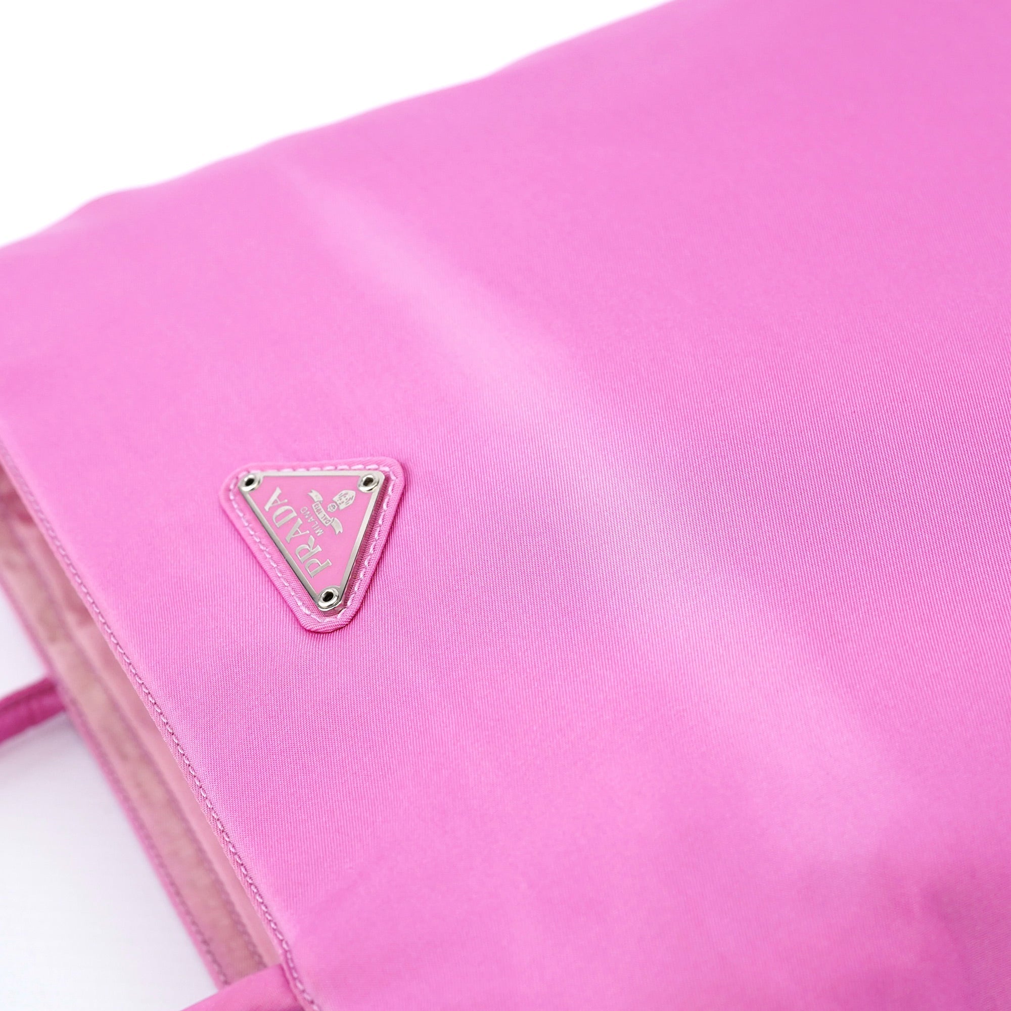 Prada Pink Tessuto City Tote Bag