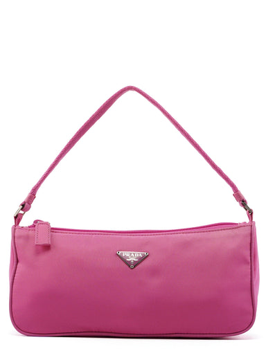 Prada Pink Tessuto Mini Hobo Bag