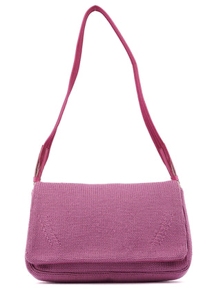 Prada Pink Wool Hobo Shoulder Bag