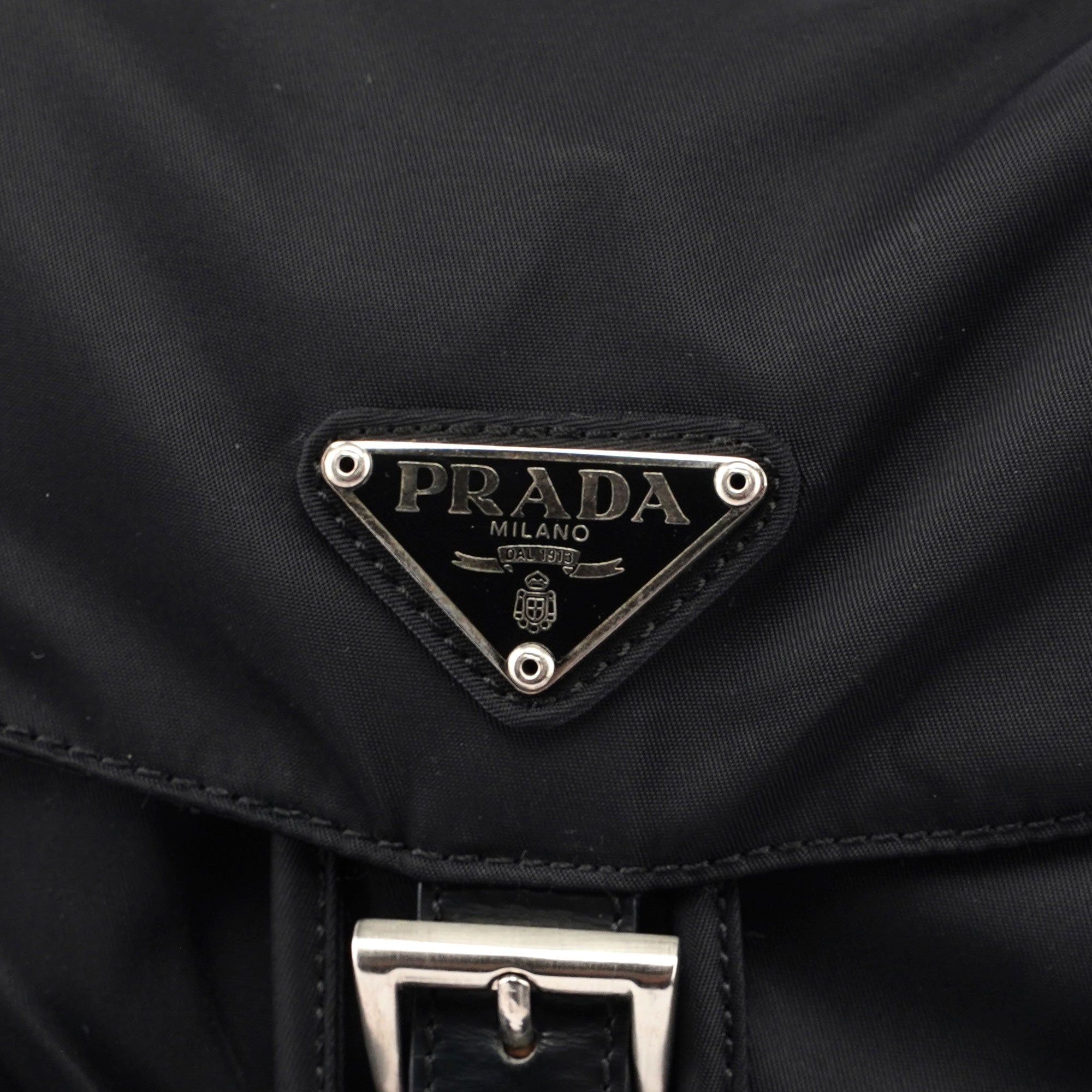 Prada Prada B2811 Black Backpack