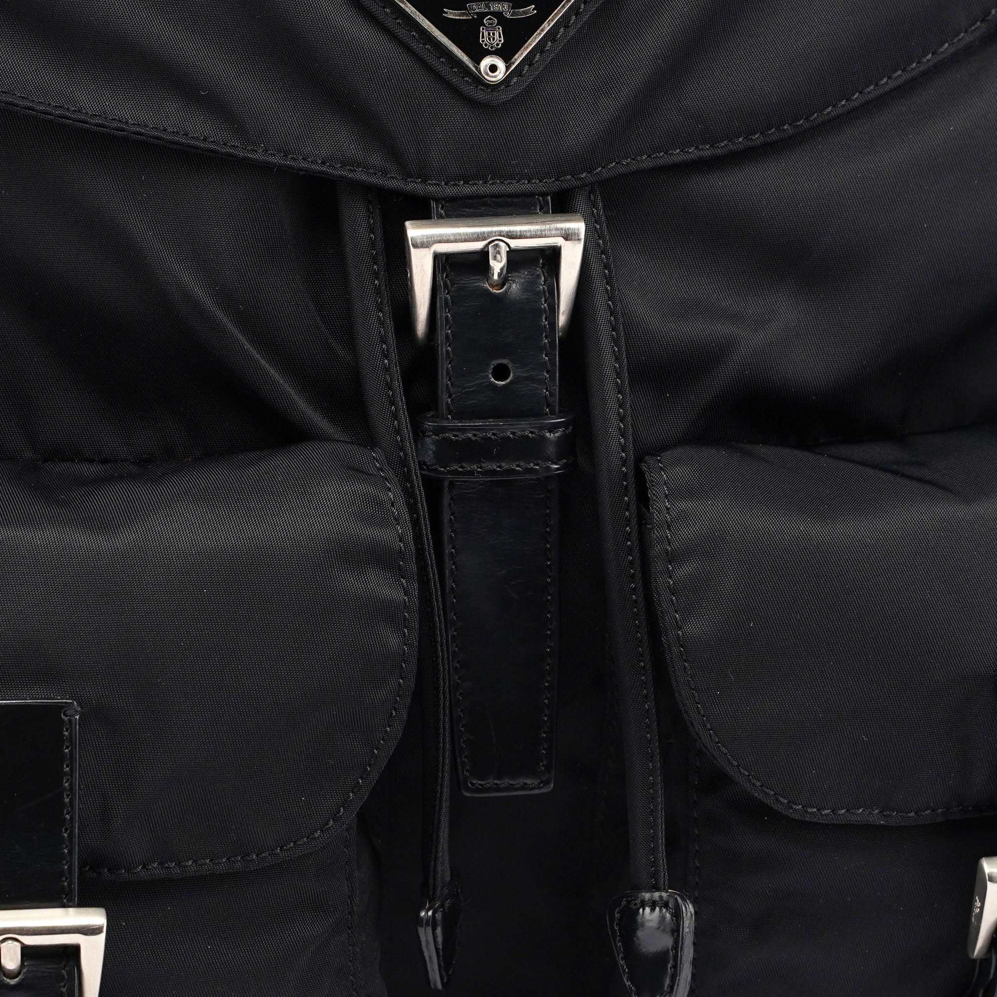 Prada Prada B2811 Black Backpack