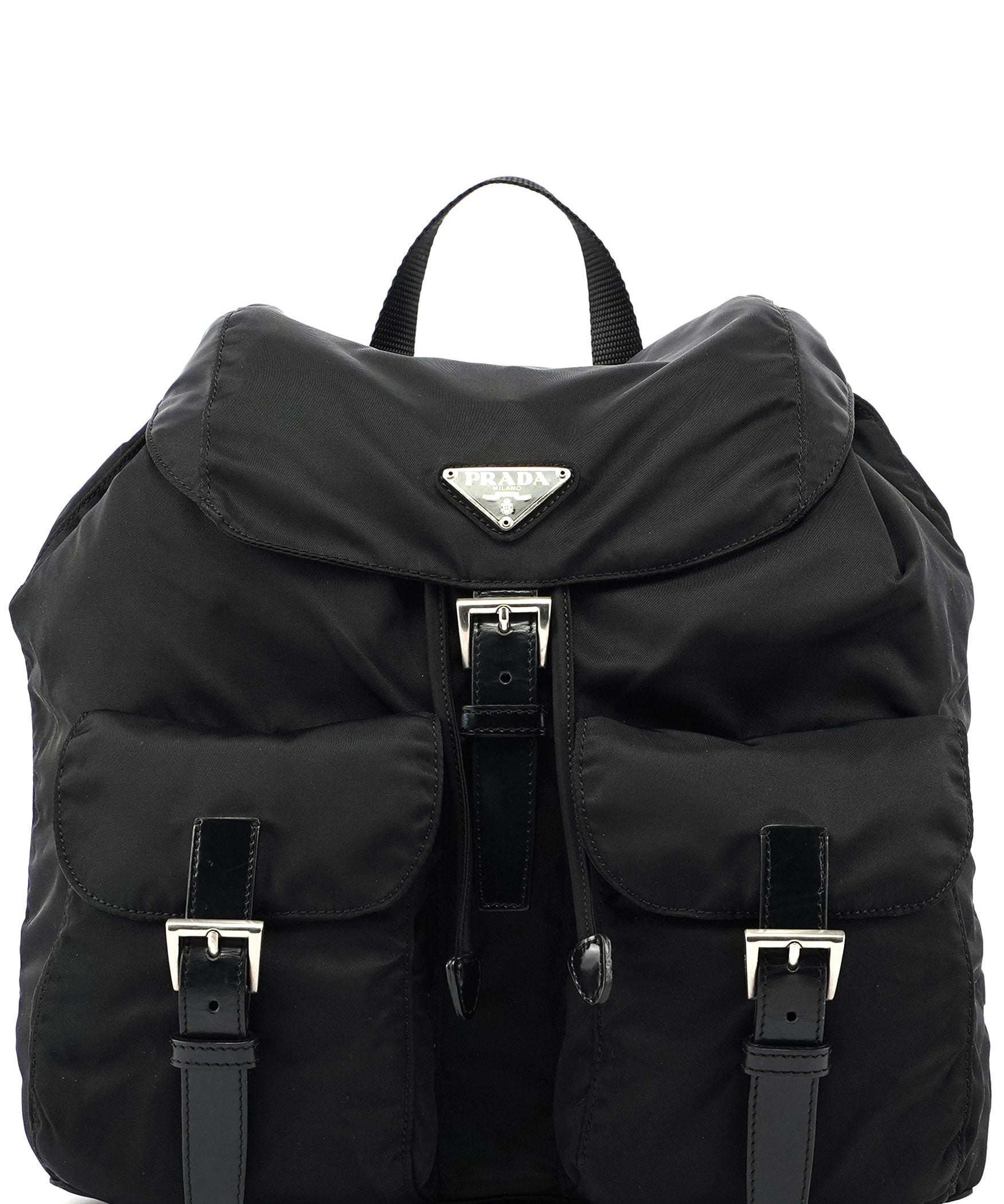 Prada Prada B2811 Black Backpack