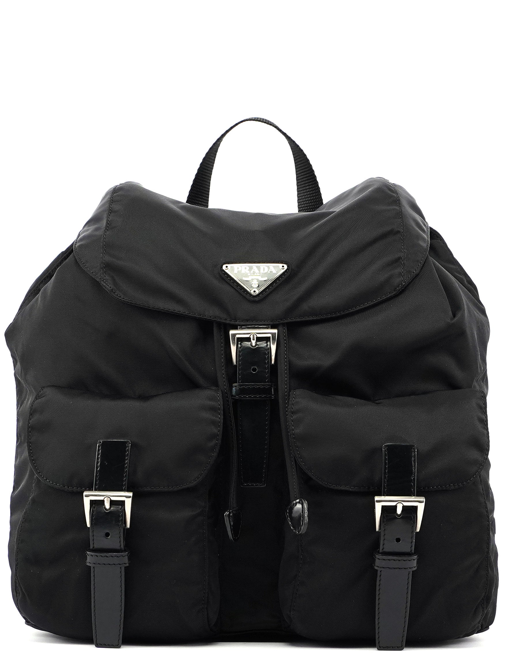 Prada Prada B2811 Black Backpack