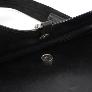 Prada Prada Black Leather Top Handle Bag