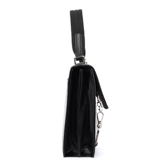 Prada Prada Black Leather Top Handle Bag