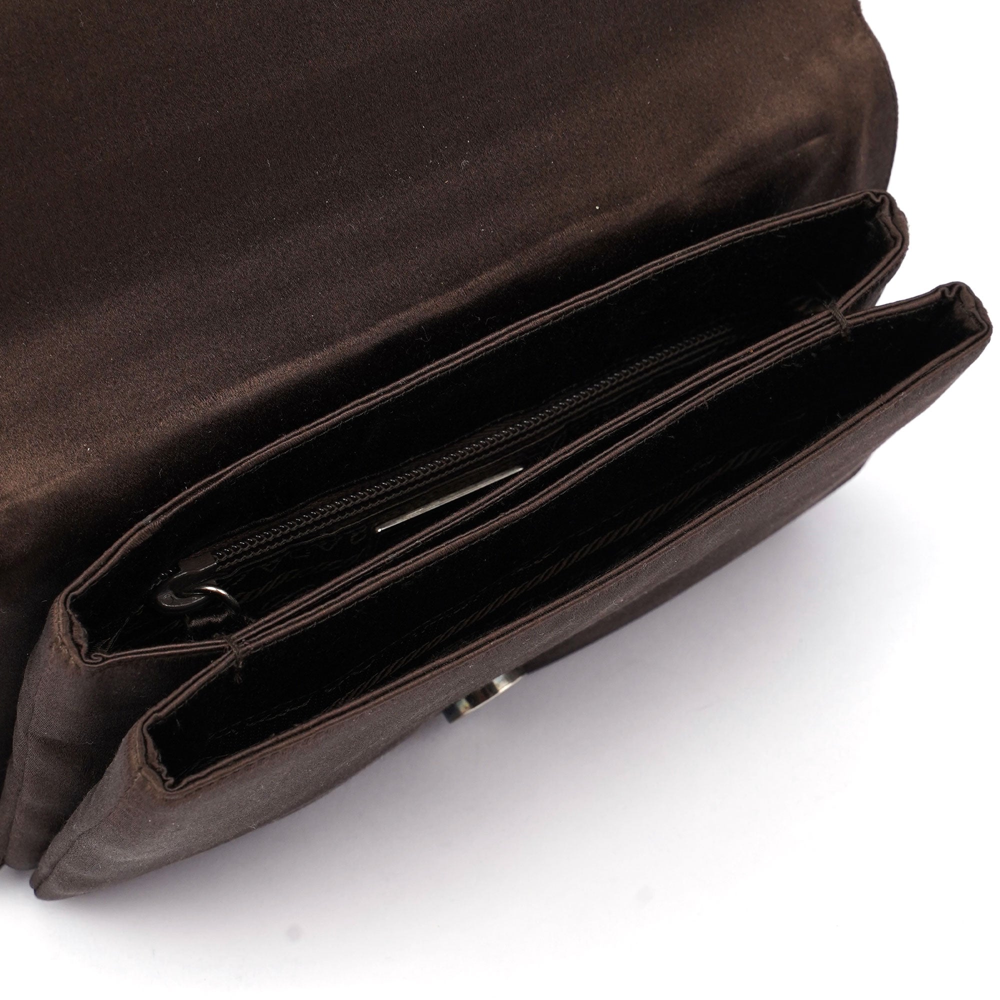 Prada Prada Black Satin Mini Handbag