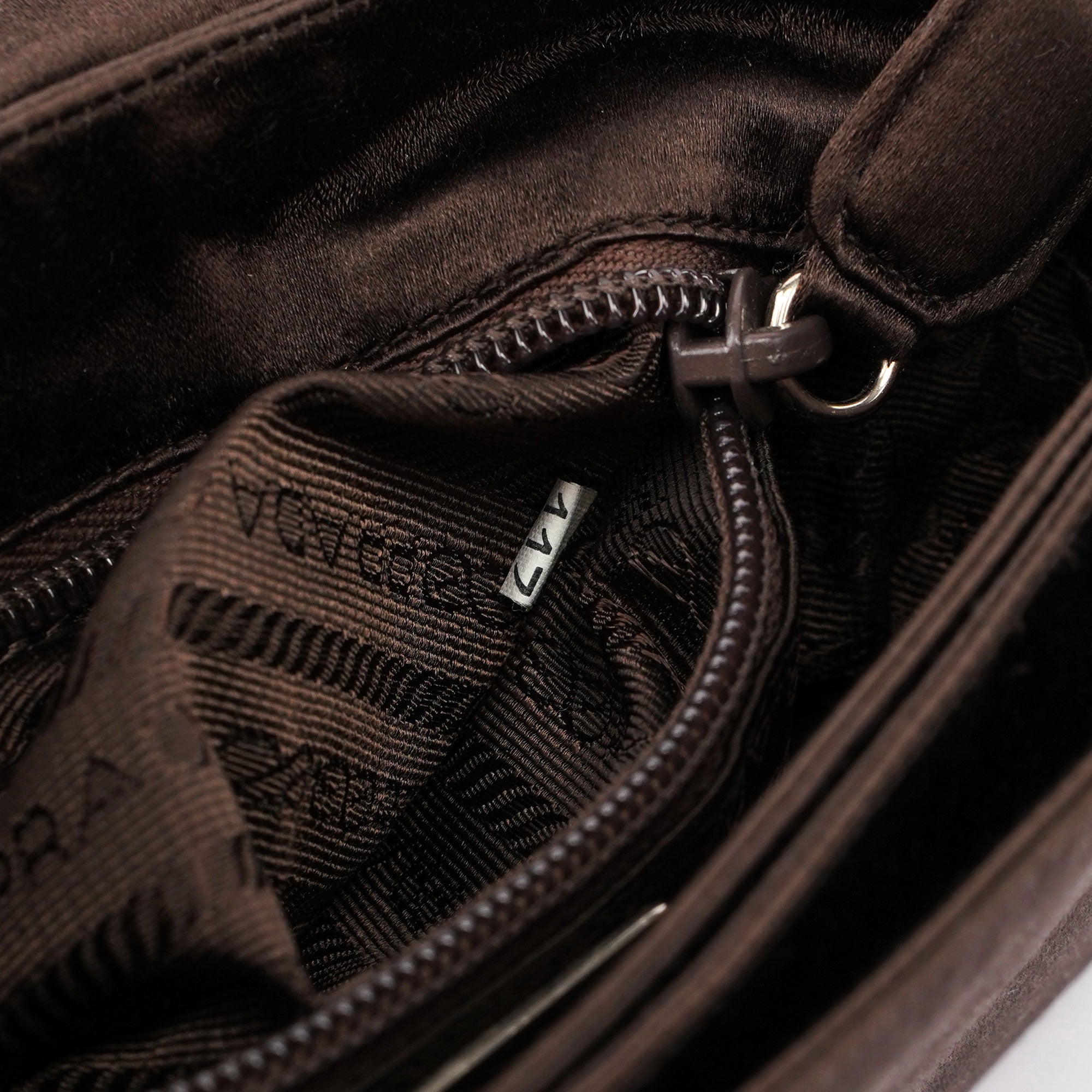 Prada Prada Black Satin Mini Handbag