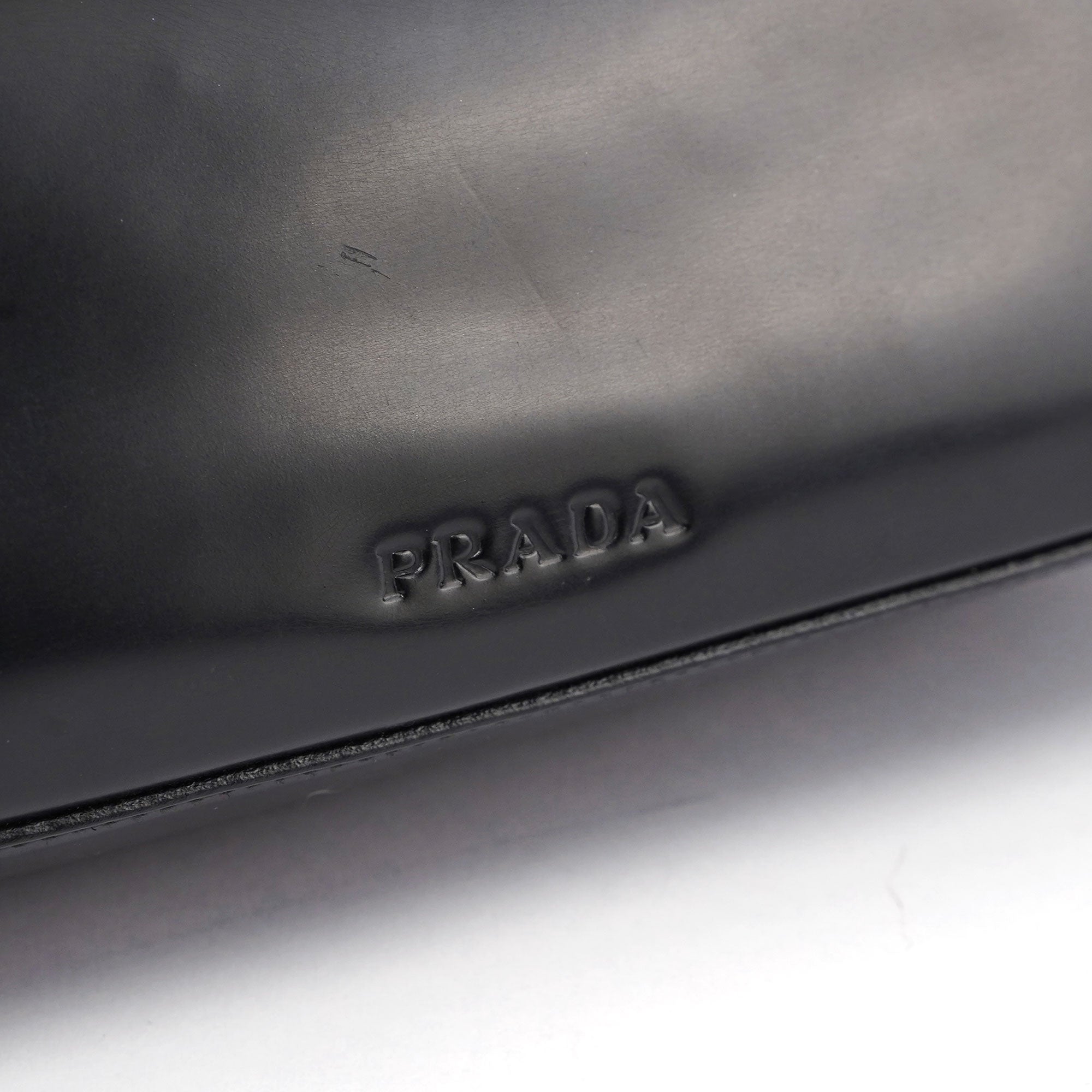 Prada Prada Black Spazzolato Handbag