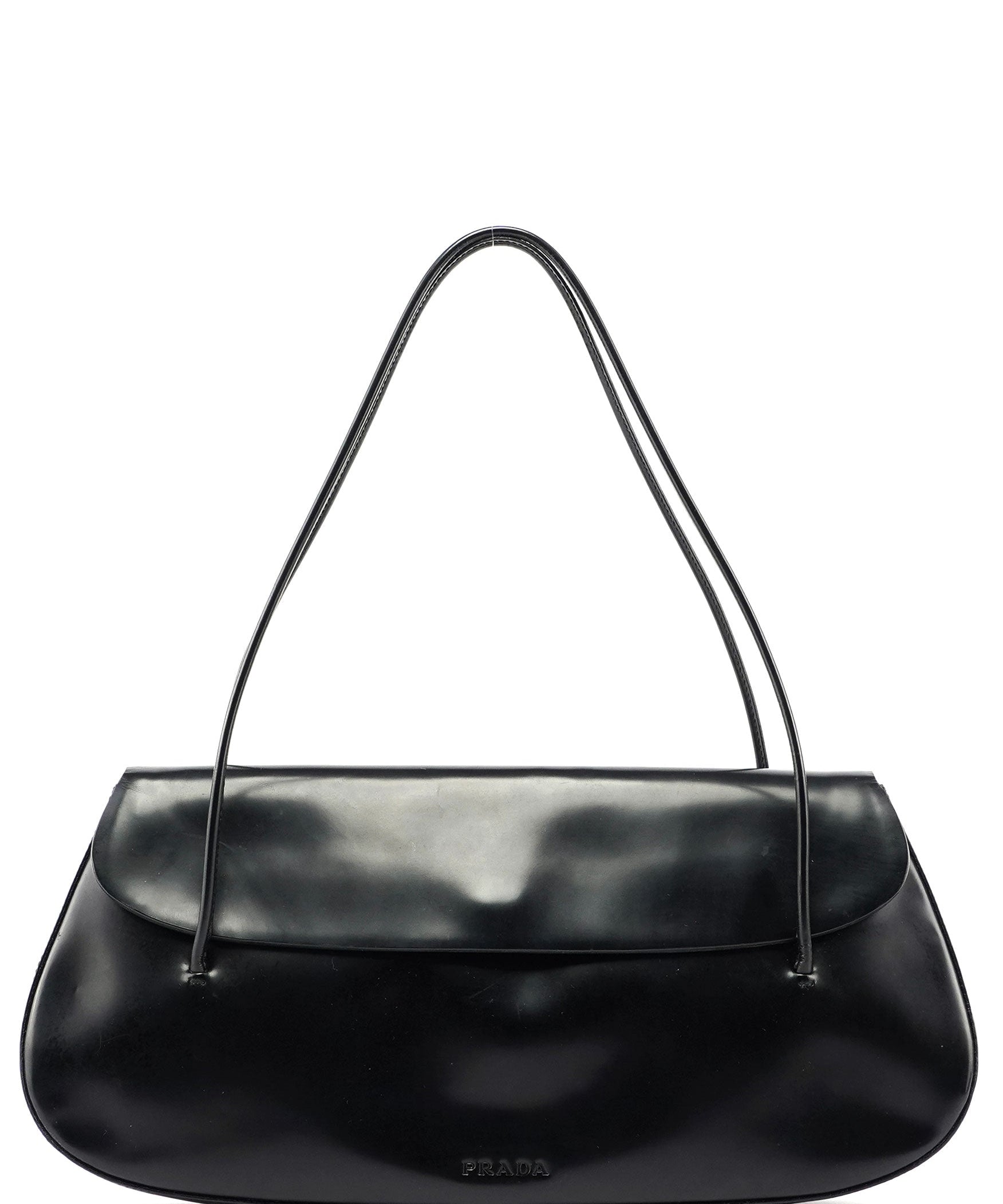 Prada Prada Black Spazzolato Handbag