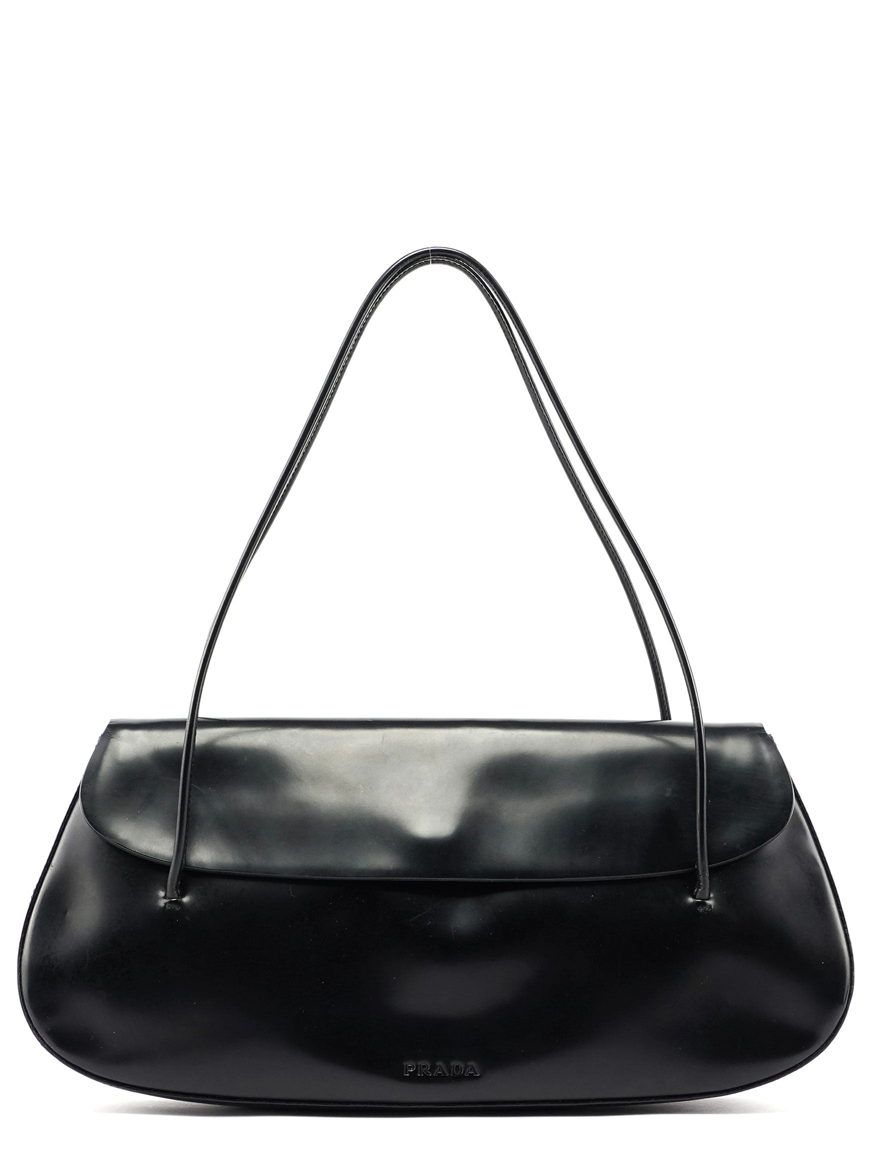 Prada Prada Black Spazzolato Handbag