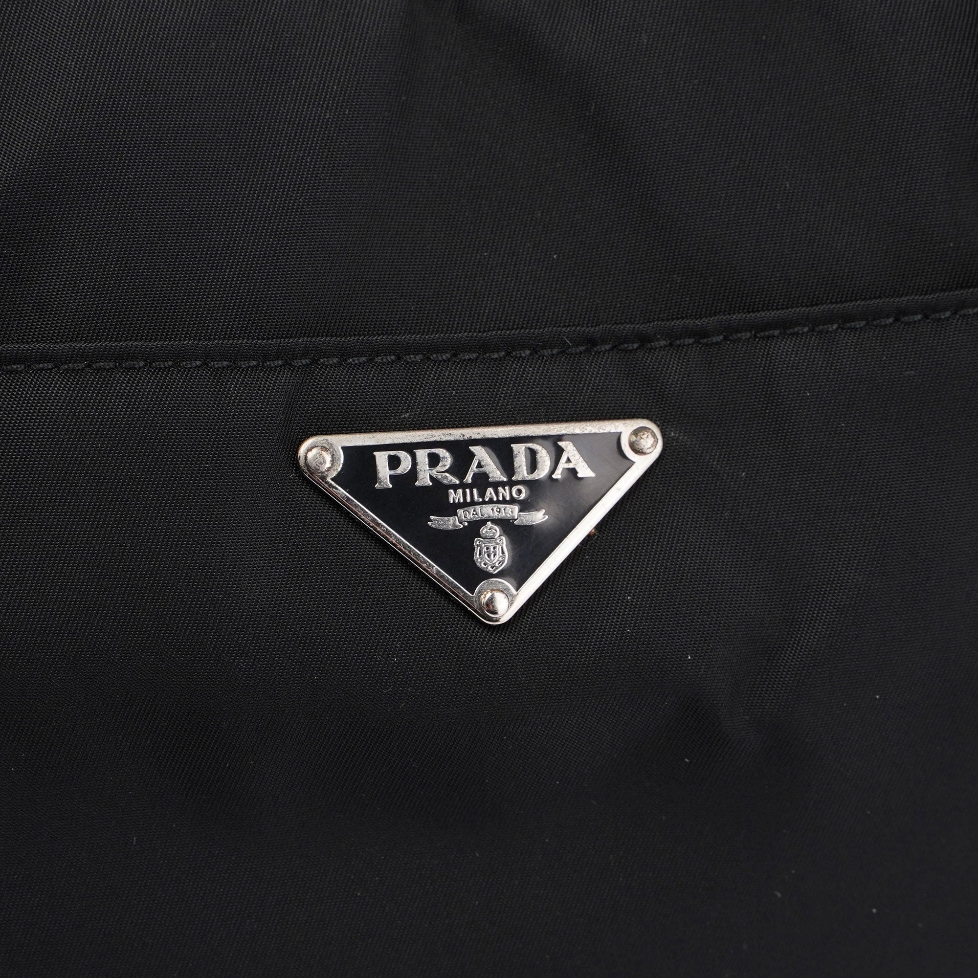 Prada Sac cabas Prada Tessuto en nylon noir