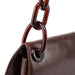 Prada Prada Brown Calfskin Chain Shoulder Bag