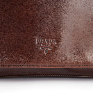 Prada Prada Brown Leather Chain