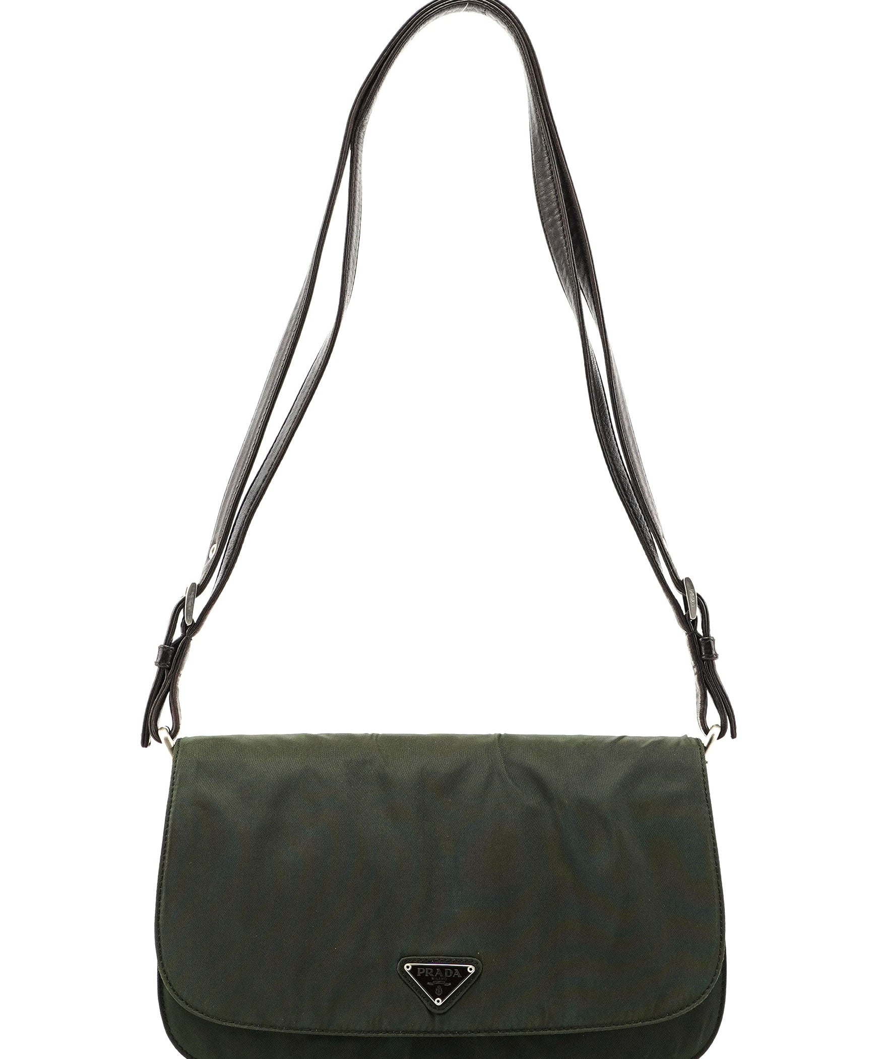 Prada Prada Green Tessuto Shoulder Bag