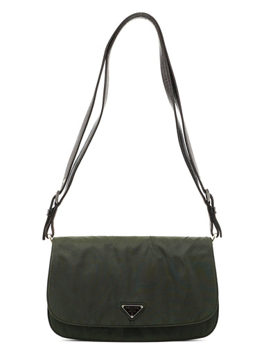 Prada Prada Green Tessuto Shoulder Bag