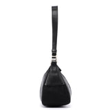 Prada Mini sac à main Prada Tessuto en nylon et cuir noirs