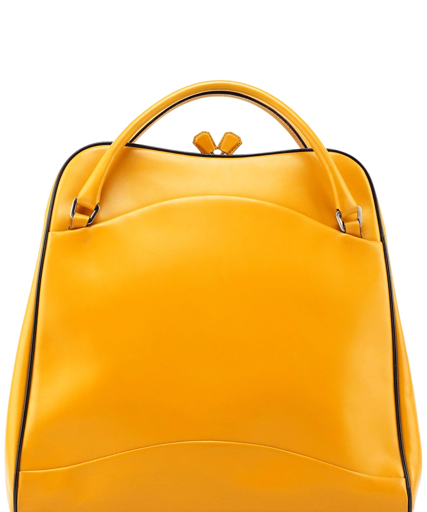 Prada Prada Yellow Leather Handbag