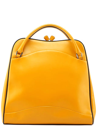 Prada Prada Yellow Leather Handbag