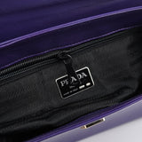 Prada Purple Calfksin Top Handle Bag