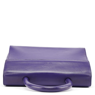 Prada Purple Calfksin Top Handle Bag