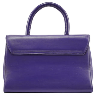 Prada Purple Calfksin Top Handle Bag