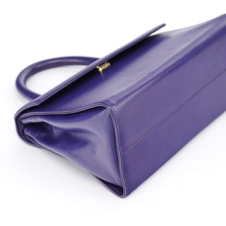 Prada Purple Calfksin Top Handle Bag