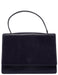 Prada Purple Calfskin Top Handle Flap Bag