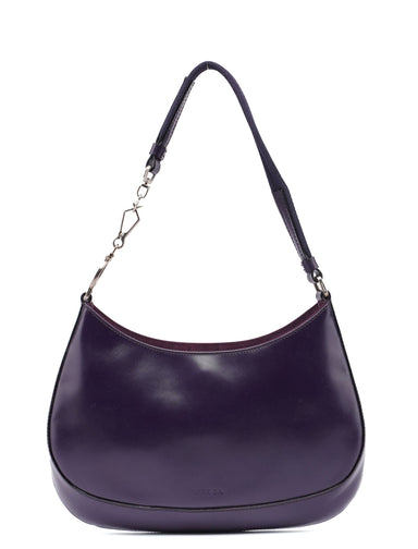 Prada Purple Leather Cleo Bag