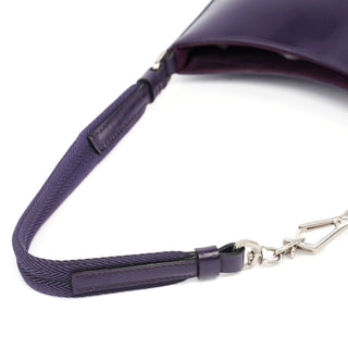 Prada Purple Leather Cleo Bag