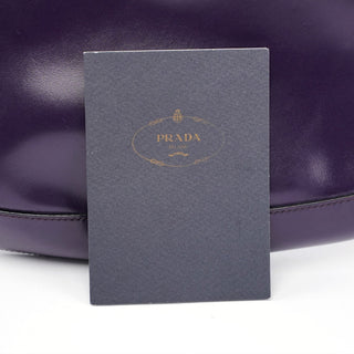 Prada Purple Leather Cleo Bag