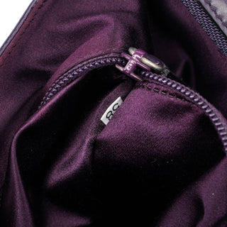 Prada Purple Leather Cleo Bag