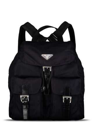 Prada Purple Medium Tessuto Nylon Backpack