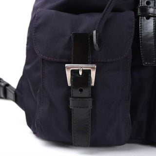 Prada Purple Medium Tessuto Nylon Backpack