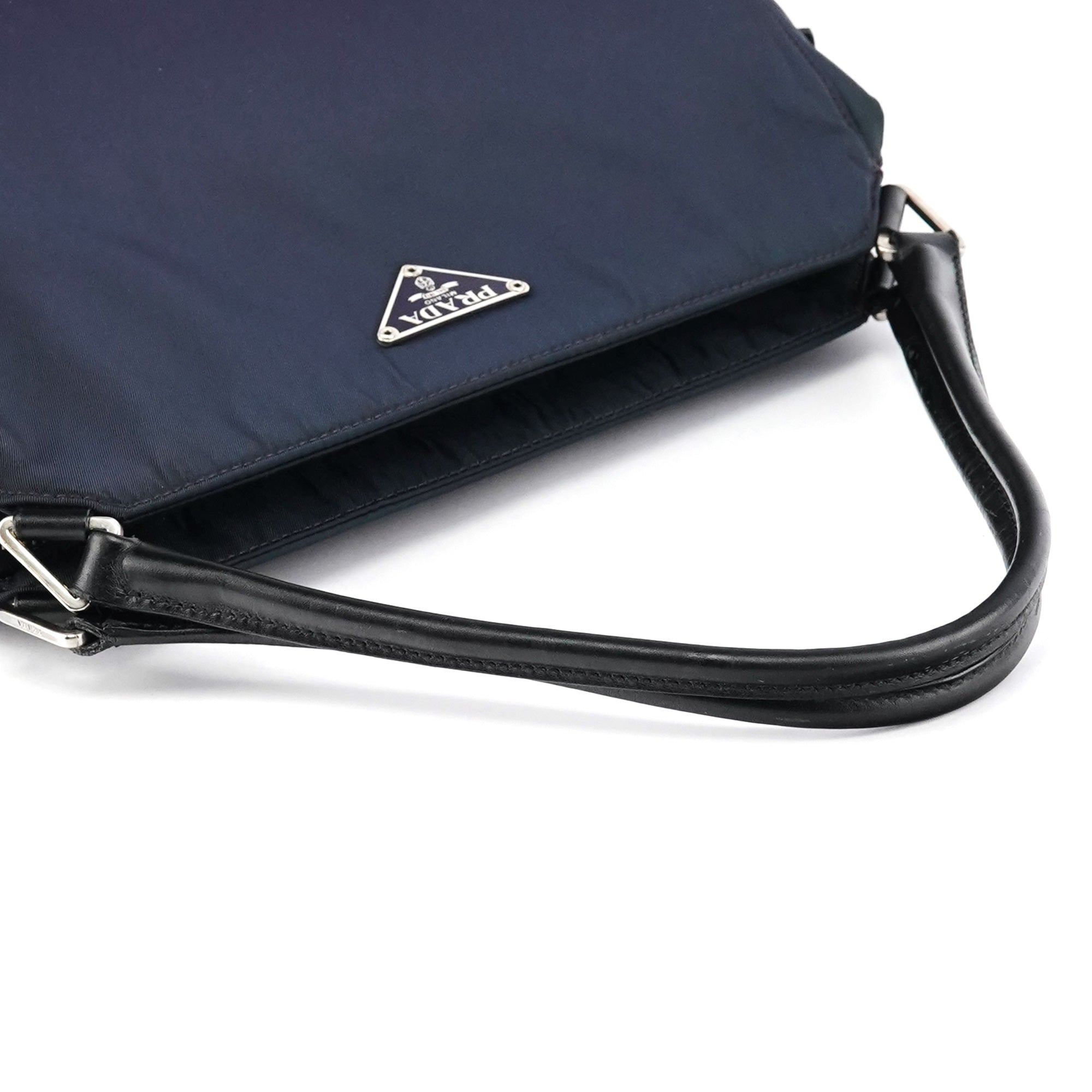 Prada Purple Nylon Tessuto Chic Shoulder Bag