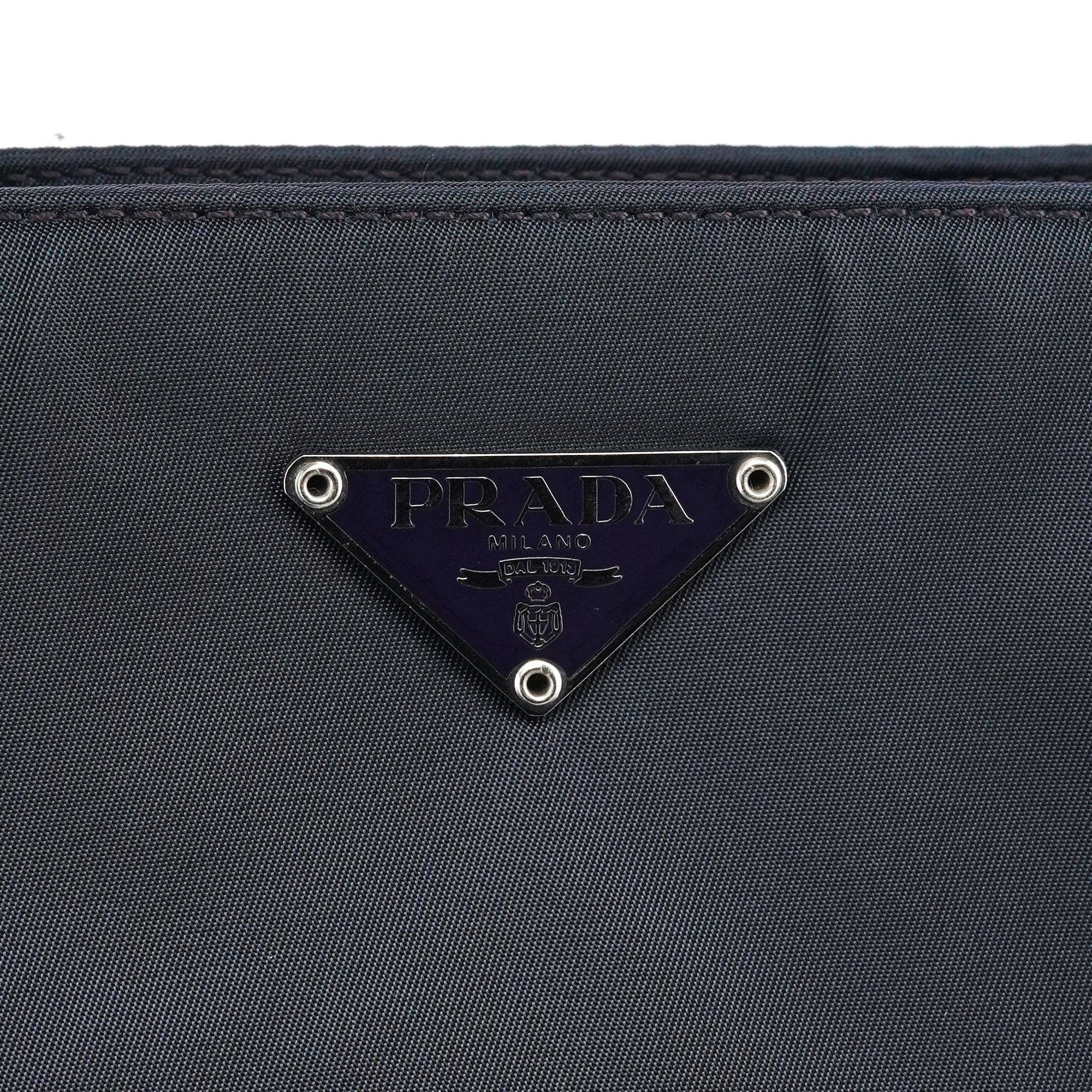 Prada Purple Nylon Tessuto Chic Shoulder Bag