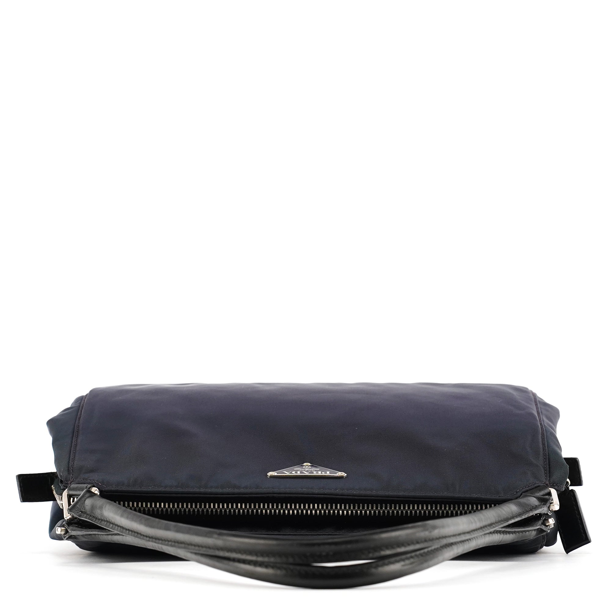 Prada Purple Nylon Tessuto Chic Shoulder Bag