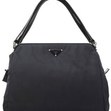 Prada Purple Nylon Tessuto Chic Shoulder Bag