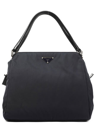 Prada Purple Nylon Tessuto Chic Shoulder Bag