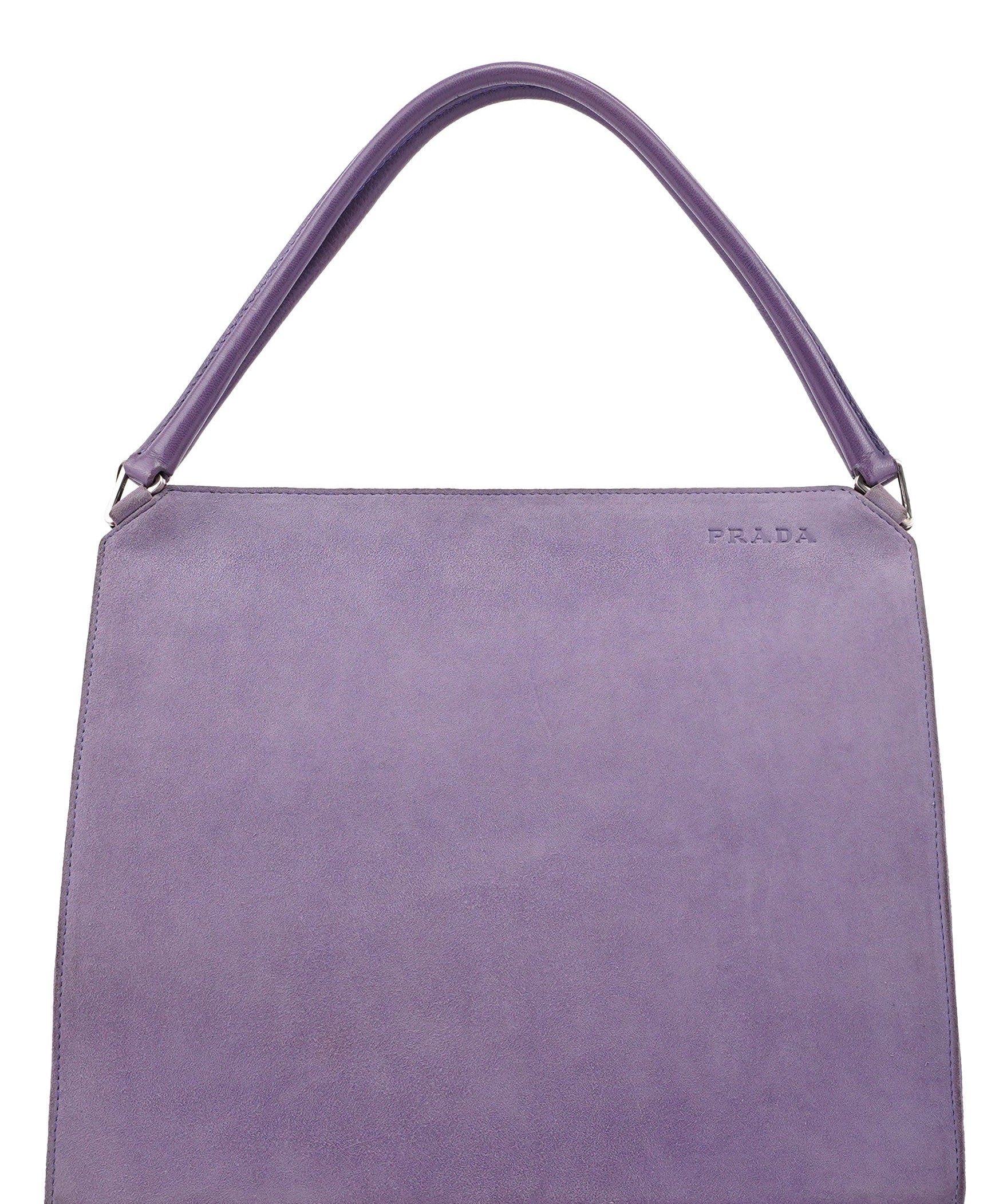 Prada Purple Scamosciato Chic Shoulder Bag
