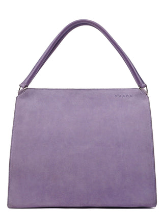 Prada Purple Scamosciato Chic Shoulder Bag