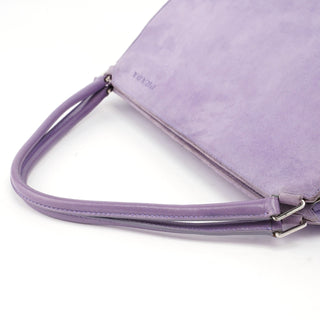 Prada Purple Scamosciato Chic Shoulder Bag