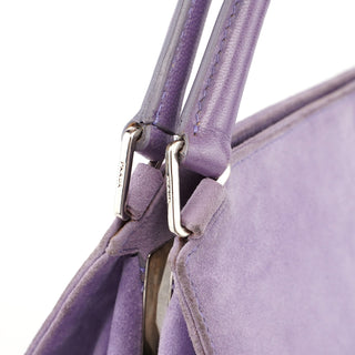 Prada Purple Scamosciato Chic Shoulder Bag