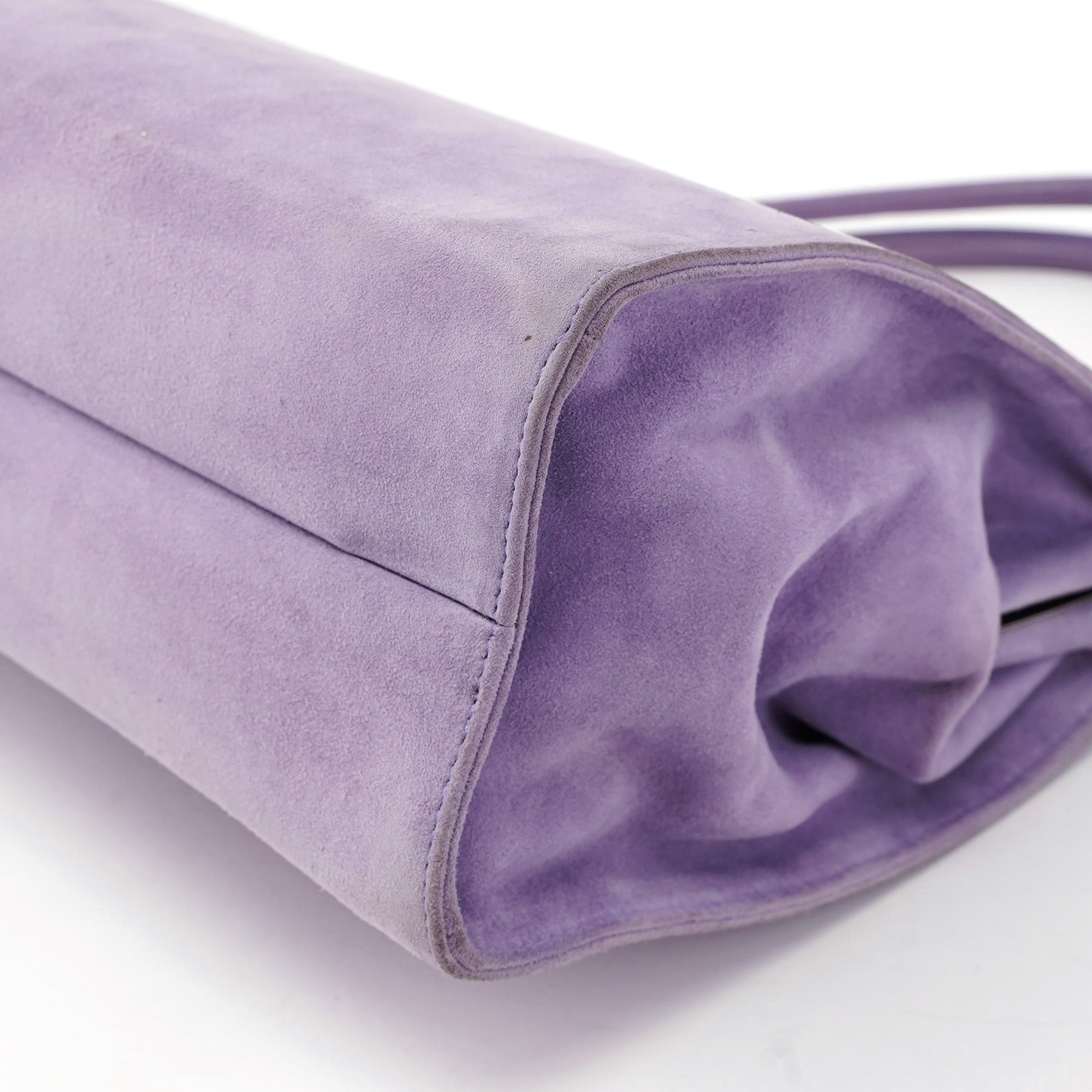 Prada Purple Scamosciato Chic Shoulder Bag